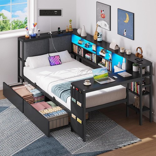 Single 3ft bed frame - frame, 2