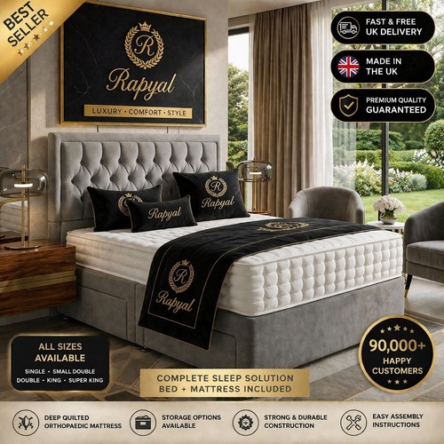Luxury divan bed - bed, with