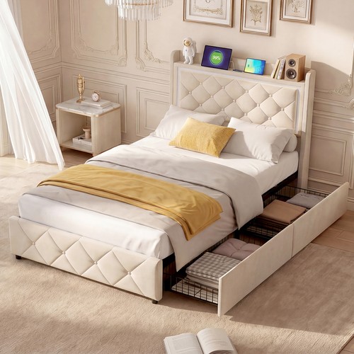 3ft single storage - bed, frame