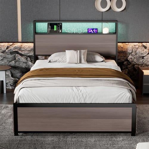 Metal platform bed - platform, frame