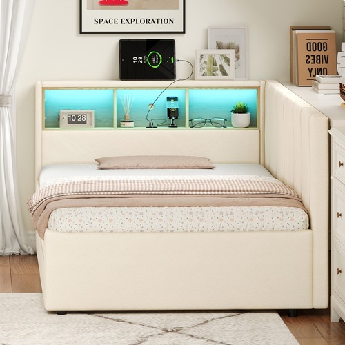 Day bed 3ft upholstered - upholstered, single