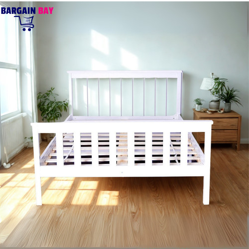 Solid 3ft wooden bed - 3ft,