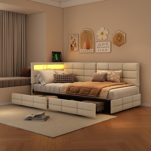 3ft single bed shaped - bed, l-shaped