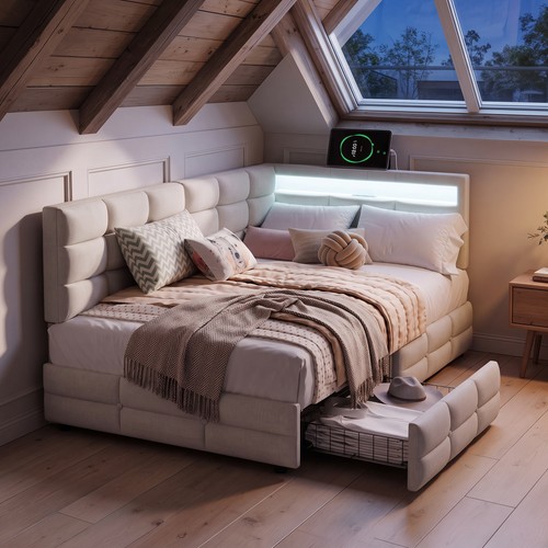 3ft upholstered single - 3ft, bed