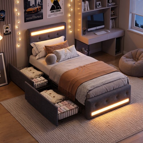 3ft upholstered bed frame - 3ft,