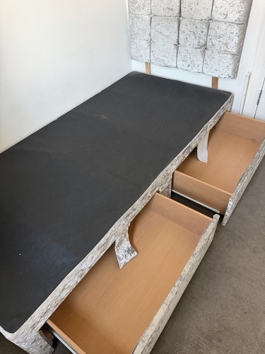 Single bed frame with storage - frame,