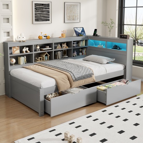 3ft single platform bed frame - 3ft,