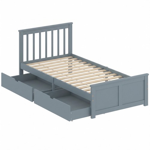 Pine storage bed 3ft - storage, bed,