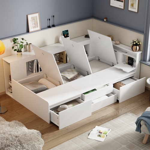Single bed with - single,