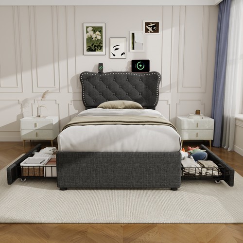 Single bed frame - frame, with