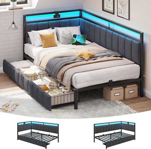 Single bed frame with - frame,