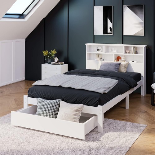 Single bed frame - bed, frame,