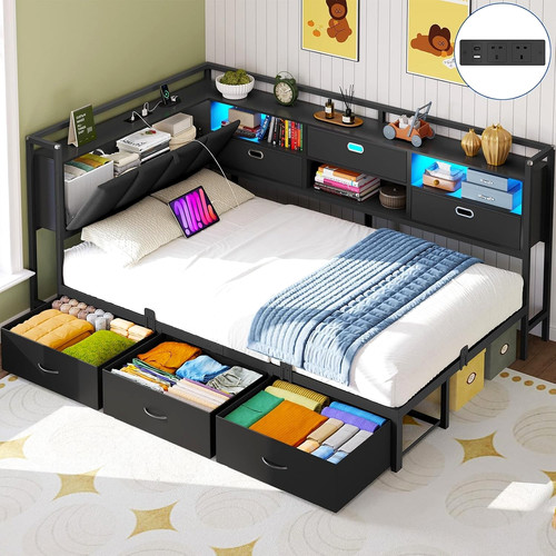 Stylish single 3ft - stylish, bed