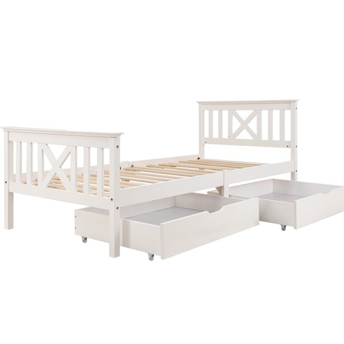 3ft wooden single bed frame - 3ft,