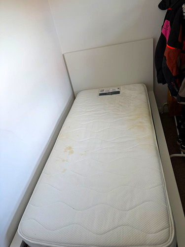 White single wood - white,