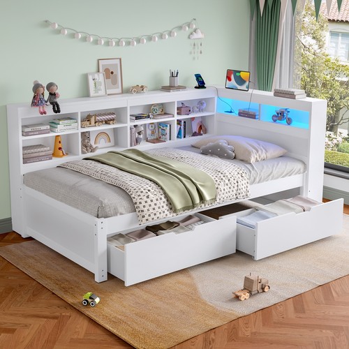 3ft single platform bed frame - 3ft,