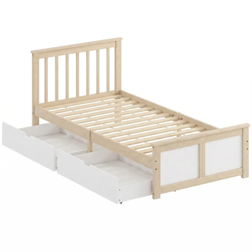 Pine storage bed 3ft single - storage,