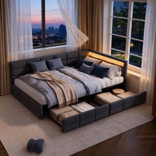 Daybed frame 3ft upholstered - daybed, frame,3ft