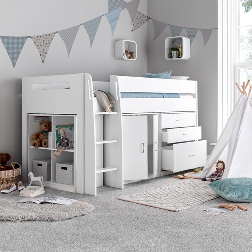 Lacy white wooden - white,